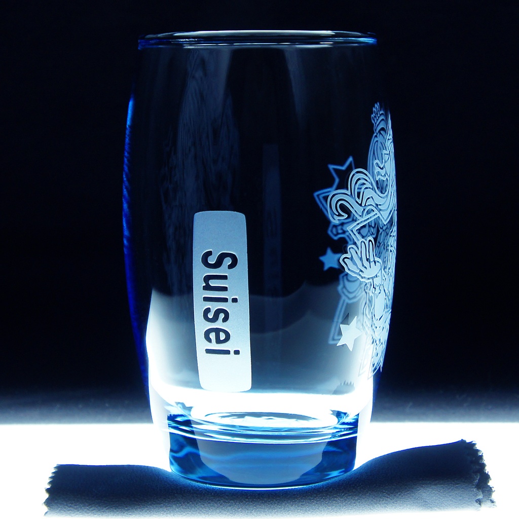 カラータンブラーグラス (SA) 星街すいせい【ブルー】