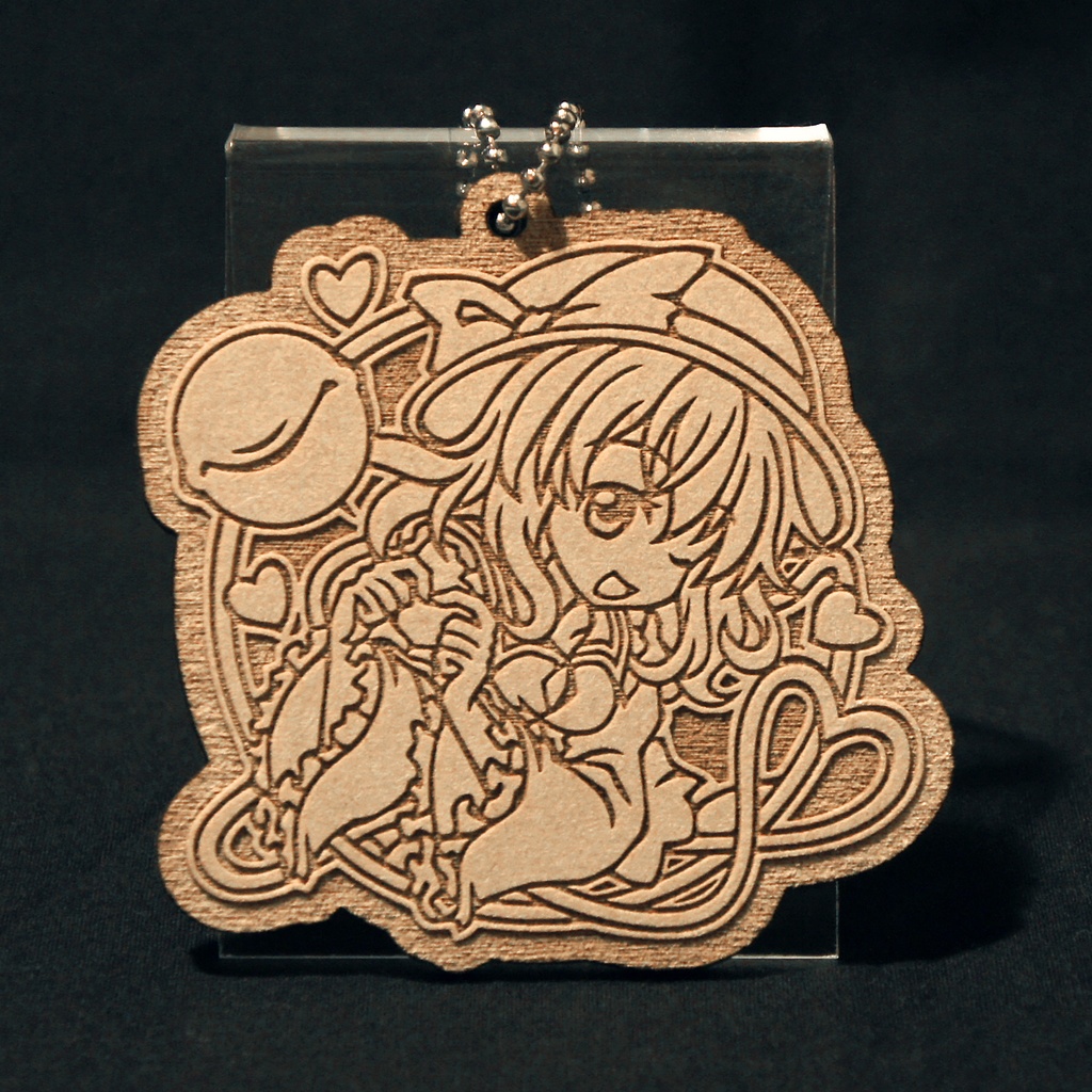 木製キーホルダー 古明地こいし