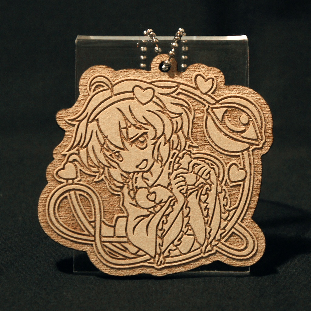 木製キーホルダー 古明地こいし