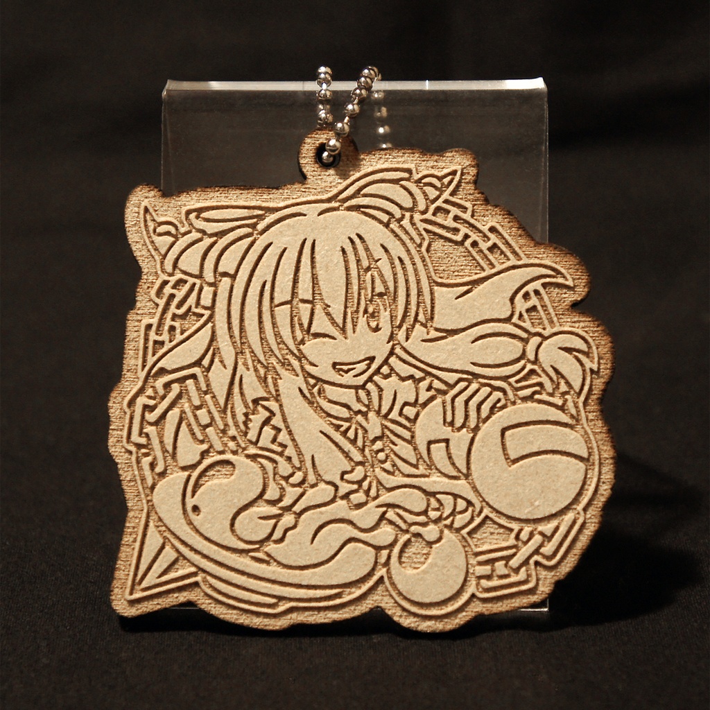 木製キーホルダー 伊吹萃香