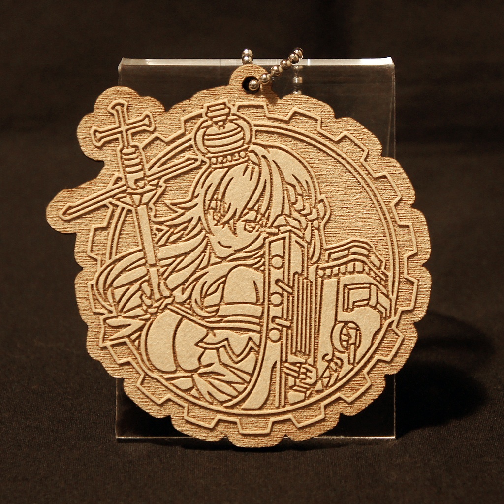 木製キーホルダー Warspite