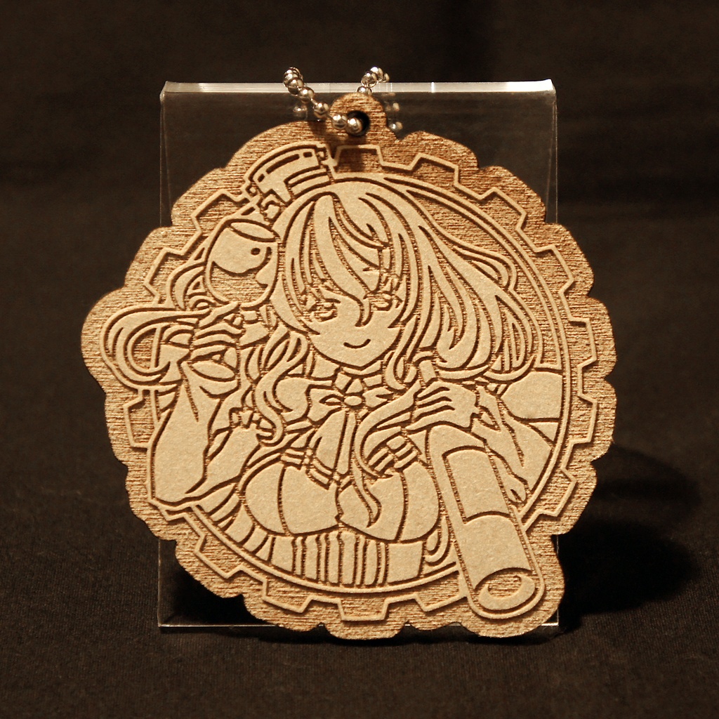 木製キーホルダー Pola