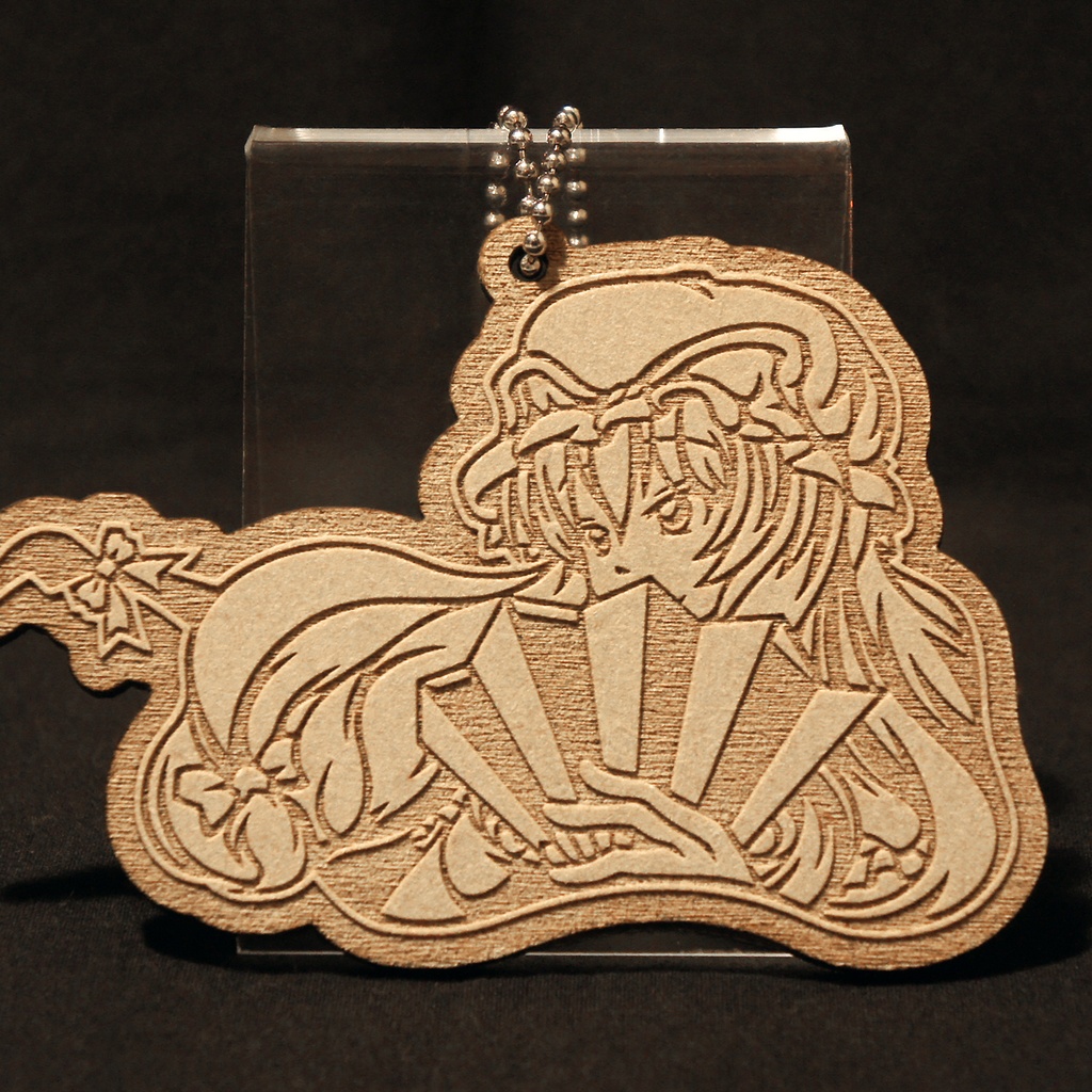 木製キーホルダー 八雲紫