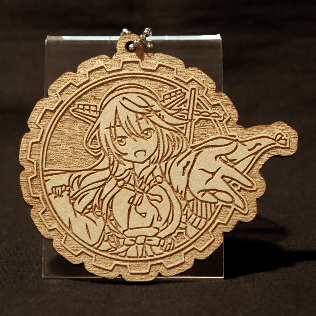 木製キーホルダー 榛名改二