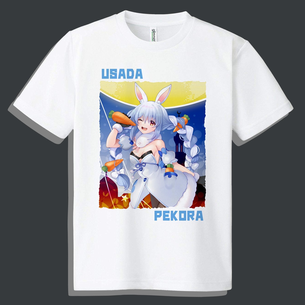 [S～4L] ドライメッシュＴシャツ 兎田ぺこら