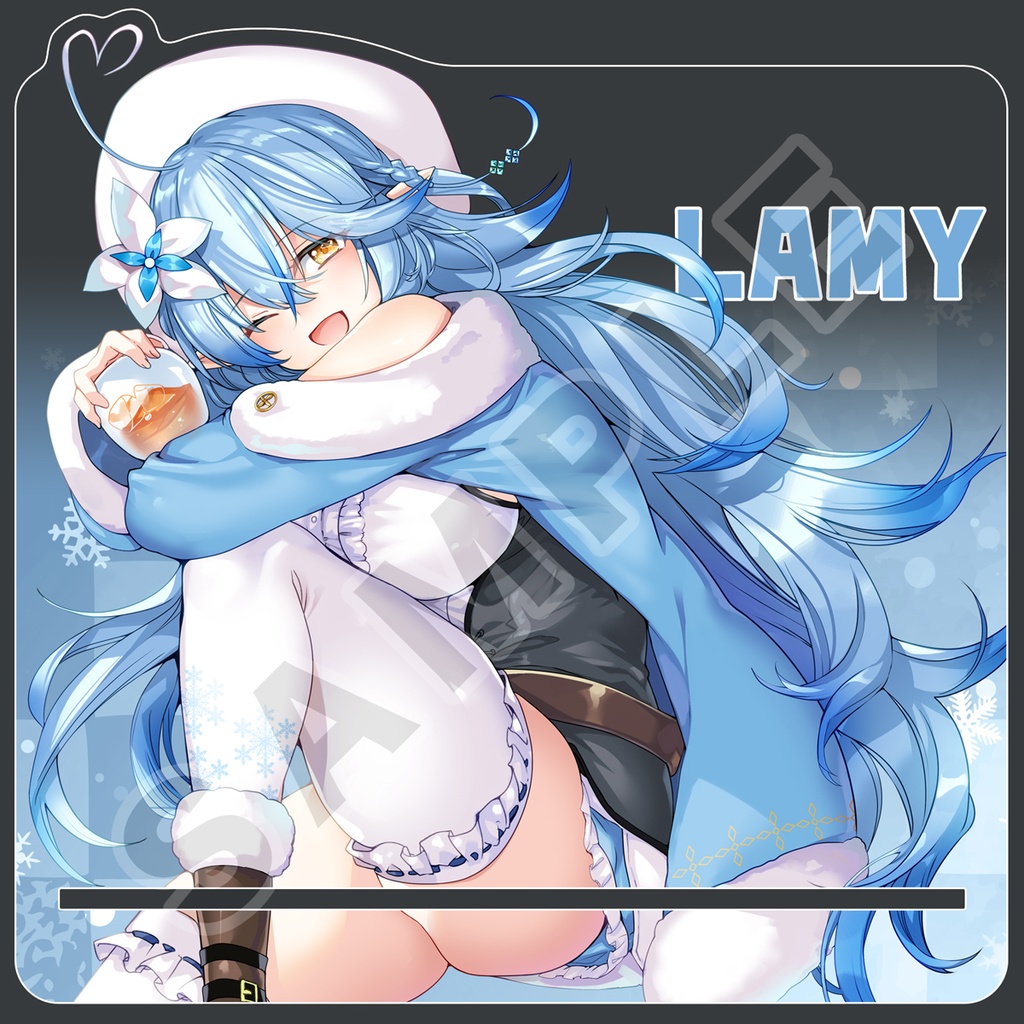 アクリルスマホスタンド 雪花ラミィ