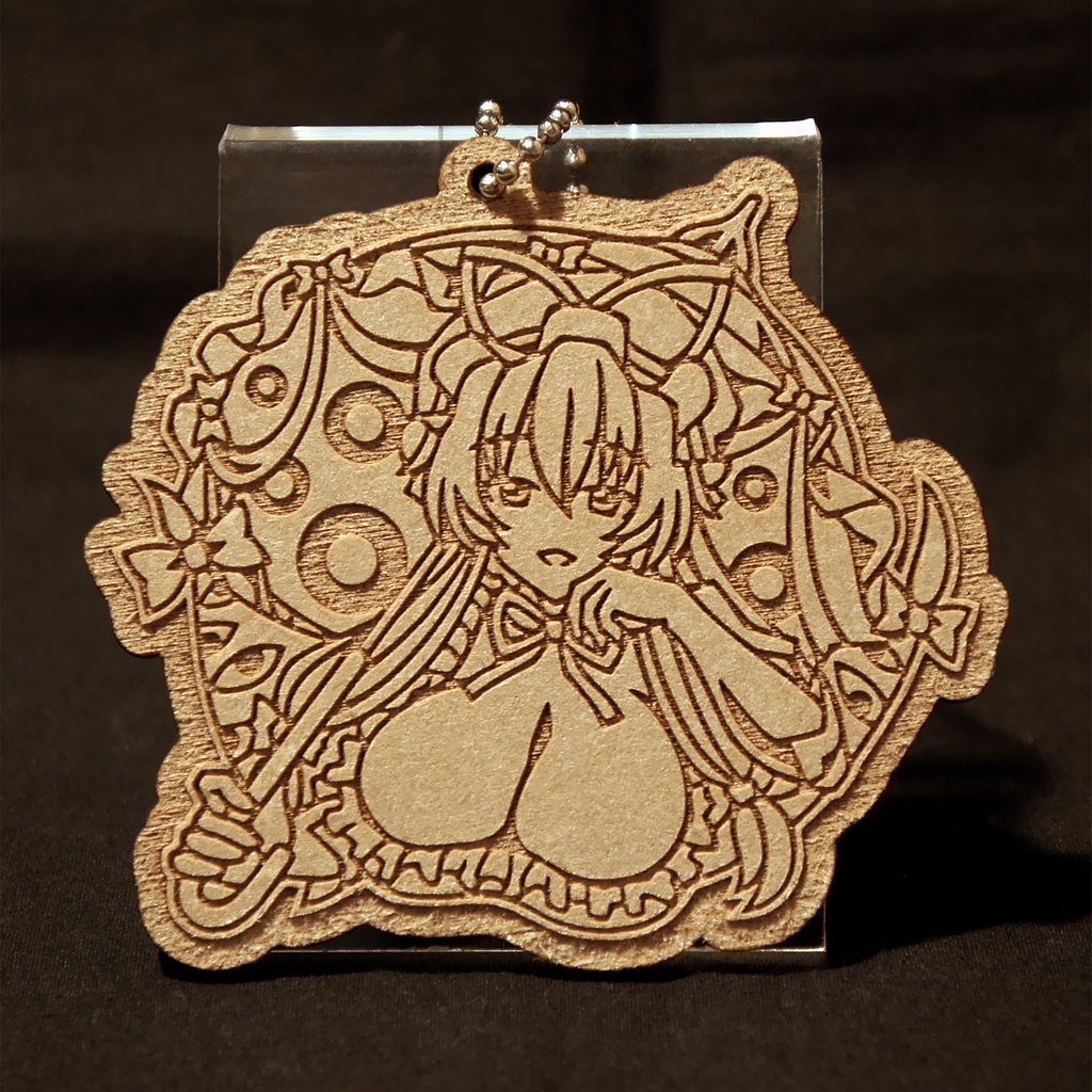 木製キーホルダー 八雲紫 Ver.2