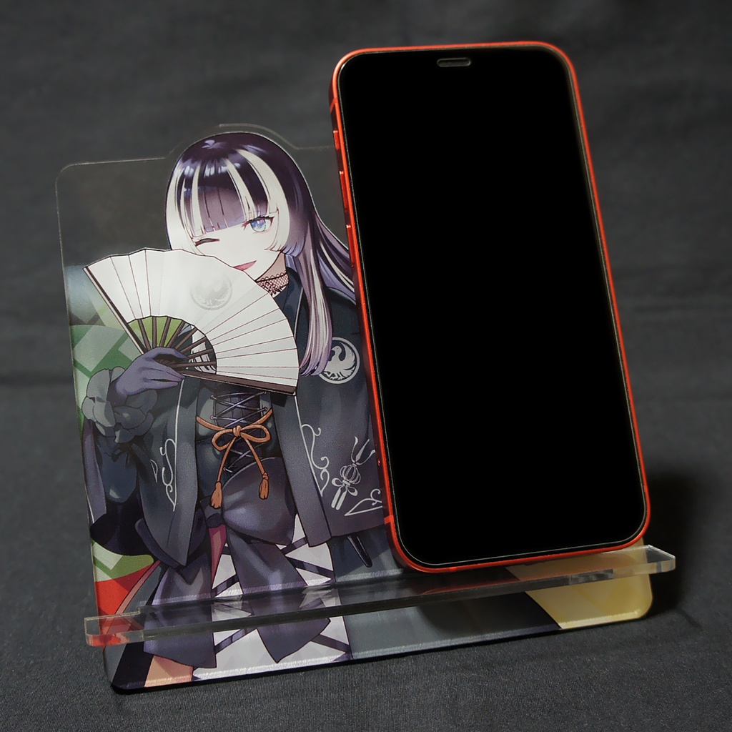 アクリルスマホスタンド 儒烏風亭らでん