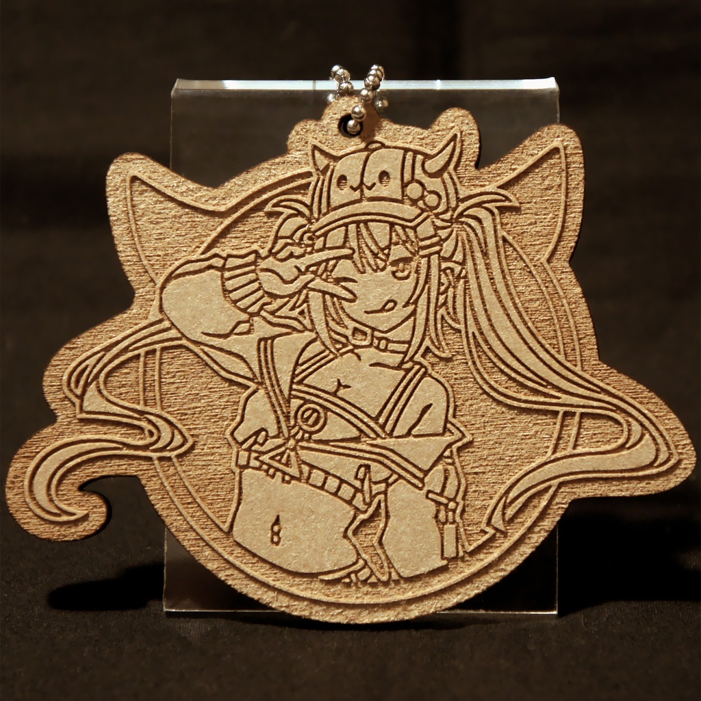 木製キーホルダー 常闇トワ