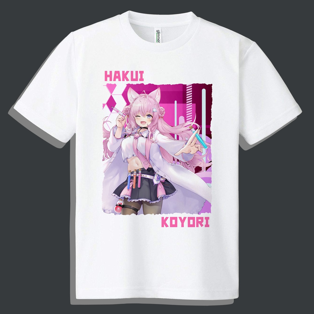 [S～4L] ドライメッシュＴシャツ 博衣こより