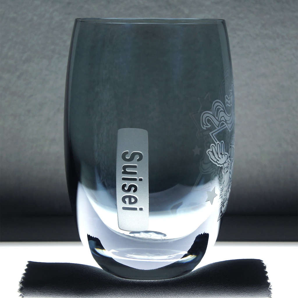 カラータンブラーグラス (PA) 星街すいせい【ブルー】