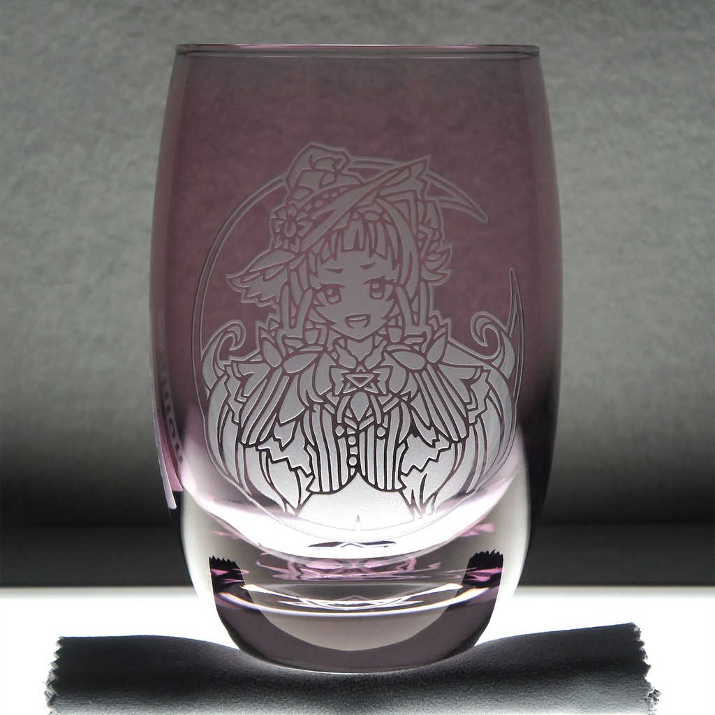 [終了] カラータンブラーグラス (PA) 紫咲シオン【ローズ】