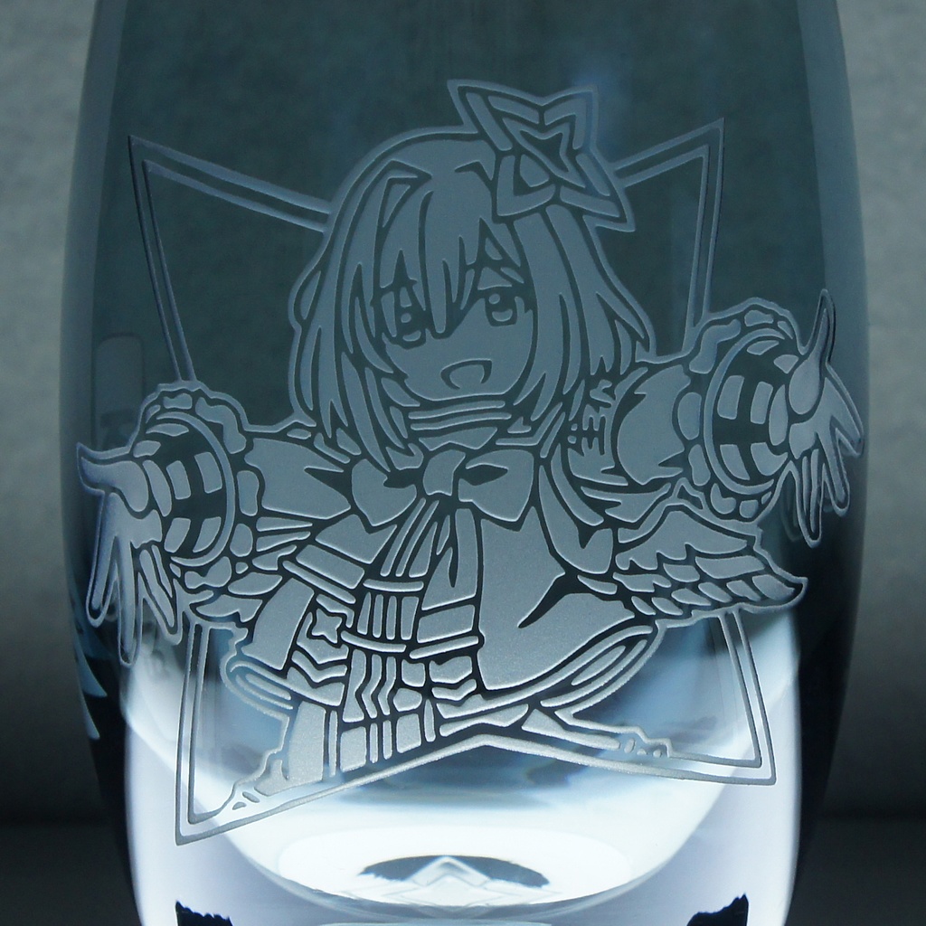 カラータンブラーグラス (PA) 天音かなた【ブルー】