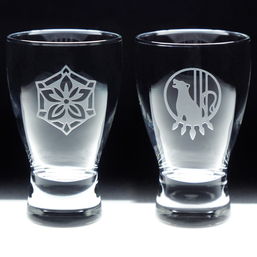 ホロメン冷酒グラス 獅白ぼたん