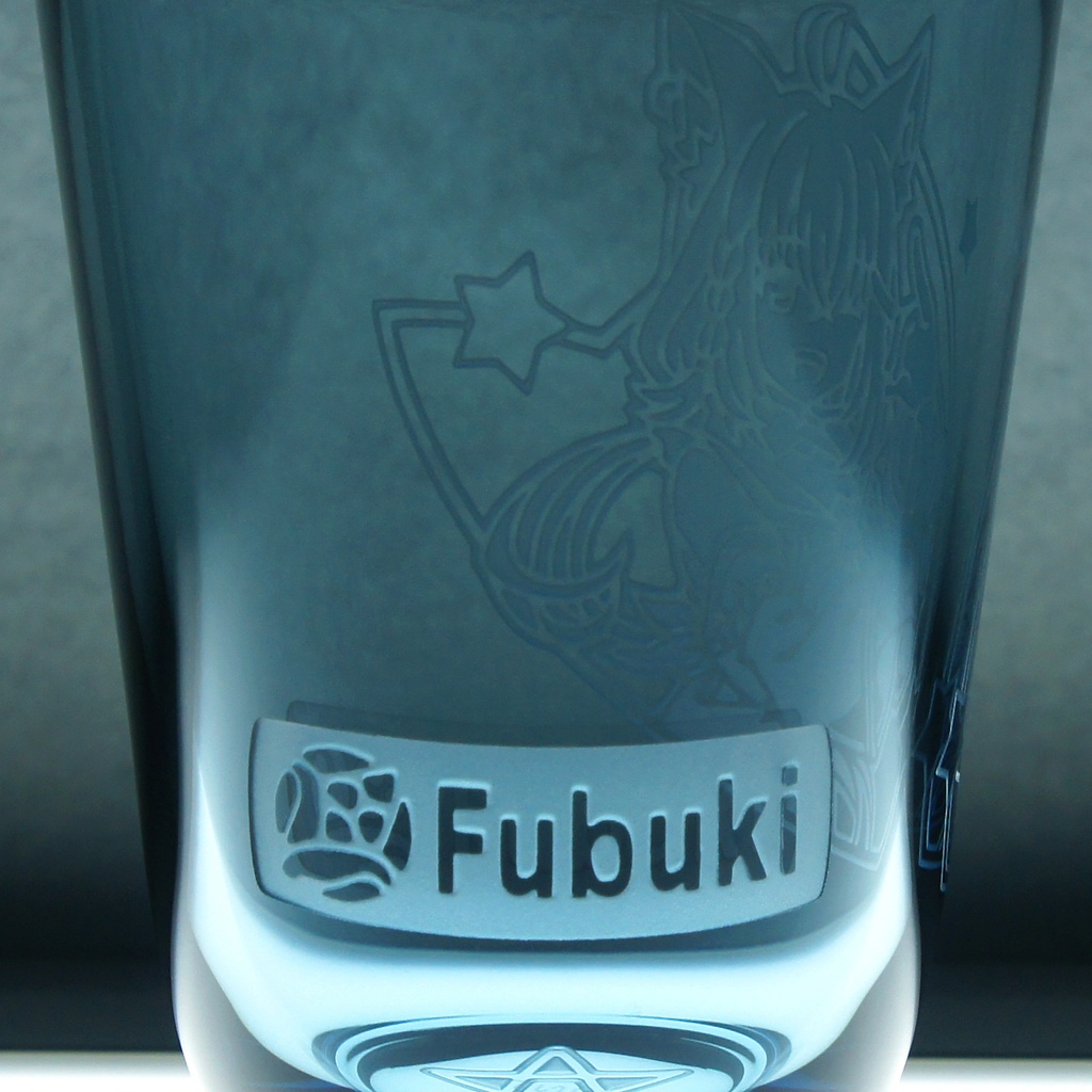 クラシカルグラス 白上フブキ【ブルー】