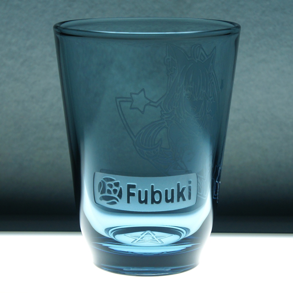 クラシカルグラス 白上フブキ【ブルー】