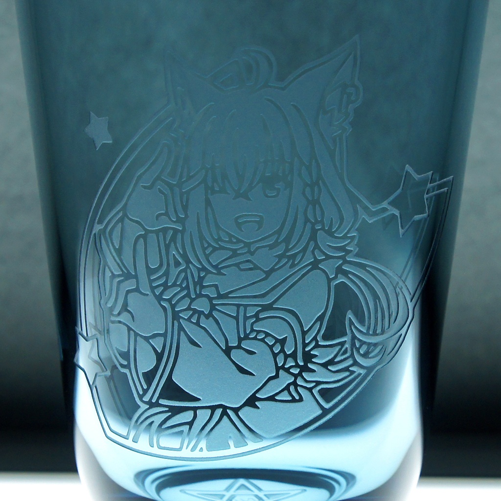 クラシカルグラス 白上フブキ【ブルー】