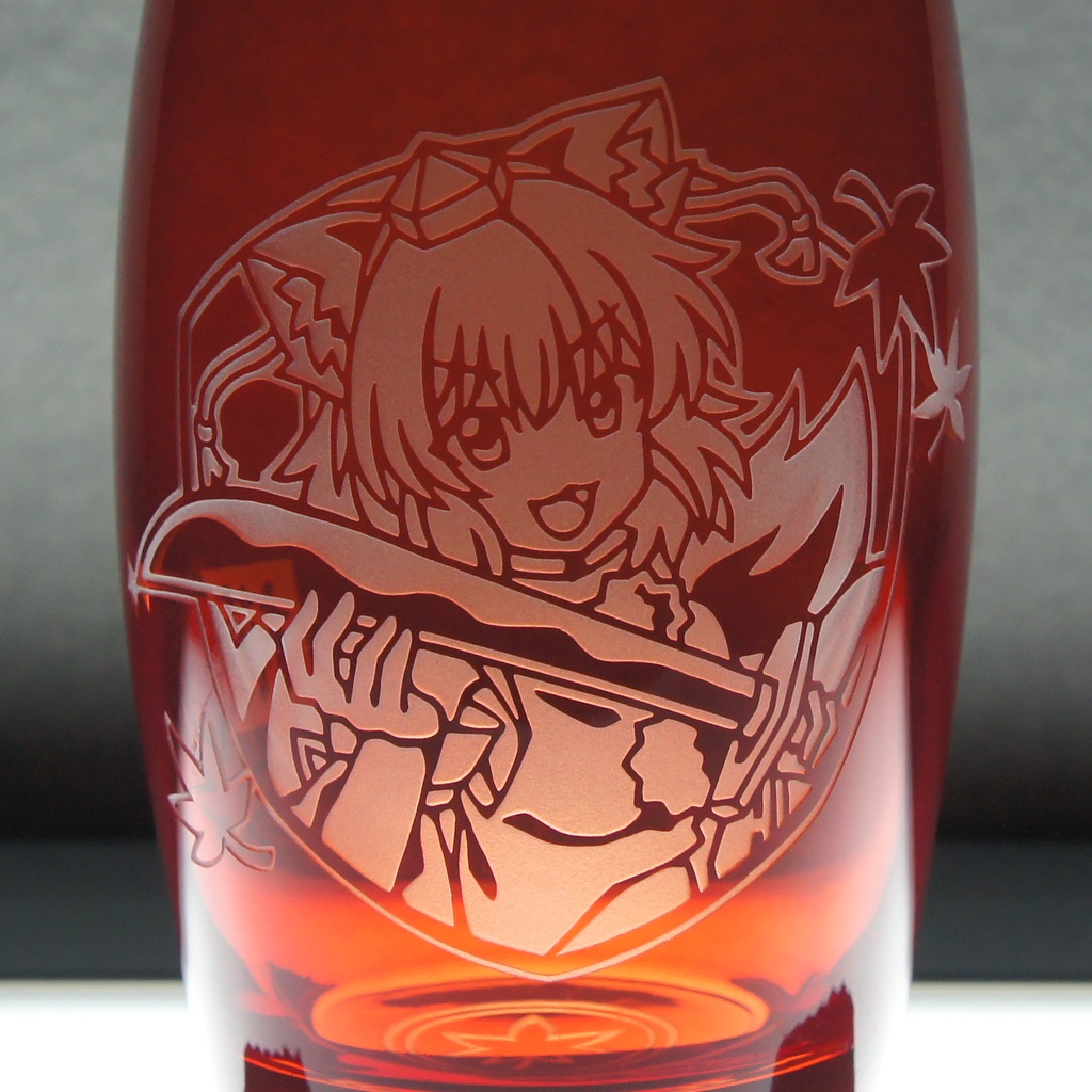 カラータンブラーグラス (SA) 犬走椛【レッド】