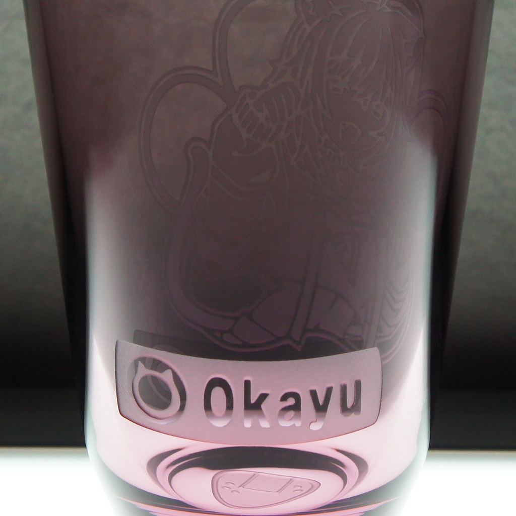 クラシカルグラス 猫又おかゆ【パープル】