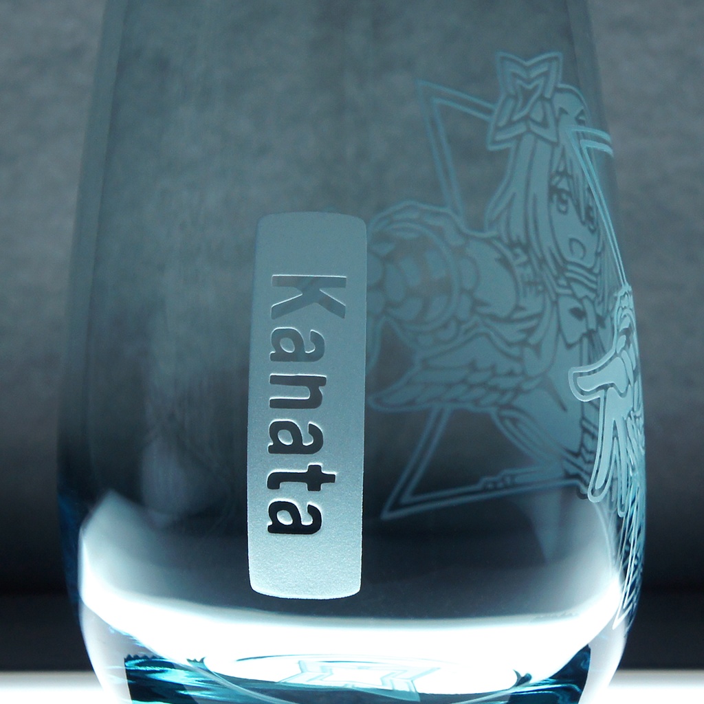 カラータンブラーグラス (MA) 天音かなた【スカイブルー】