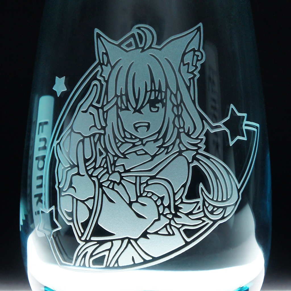 カラータンブラーグラス (MA) 白上フブキ【スカイブルー】