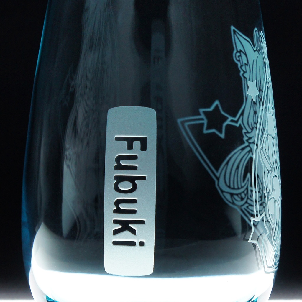 カラータンブラーグラス (MA) 白上フブキ【スカイブルー】