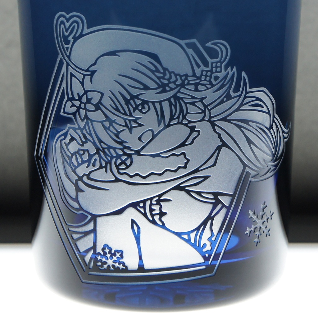 カラーオールドグラス 雪花ラミィ