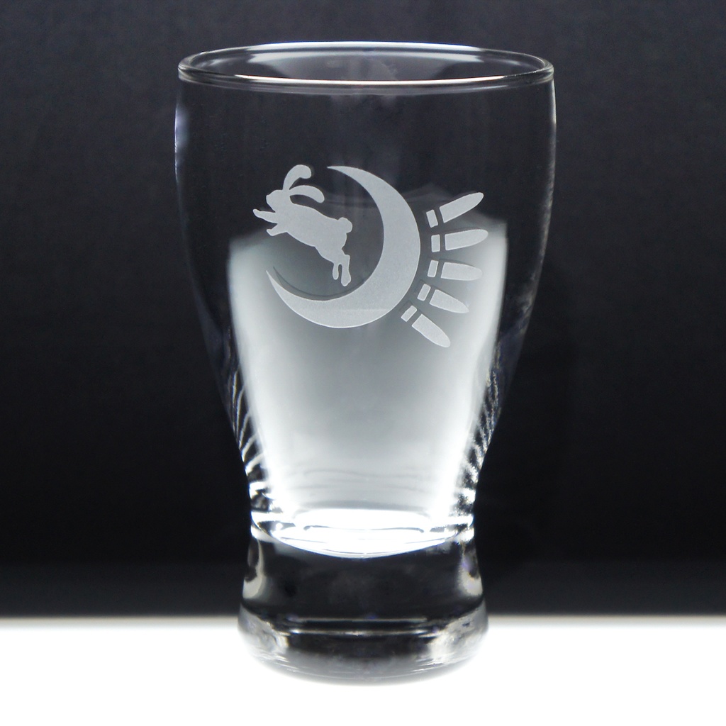 東方冷酒グラス 輝夜&うどんげ