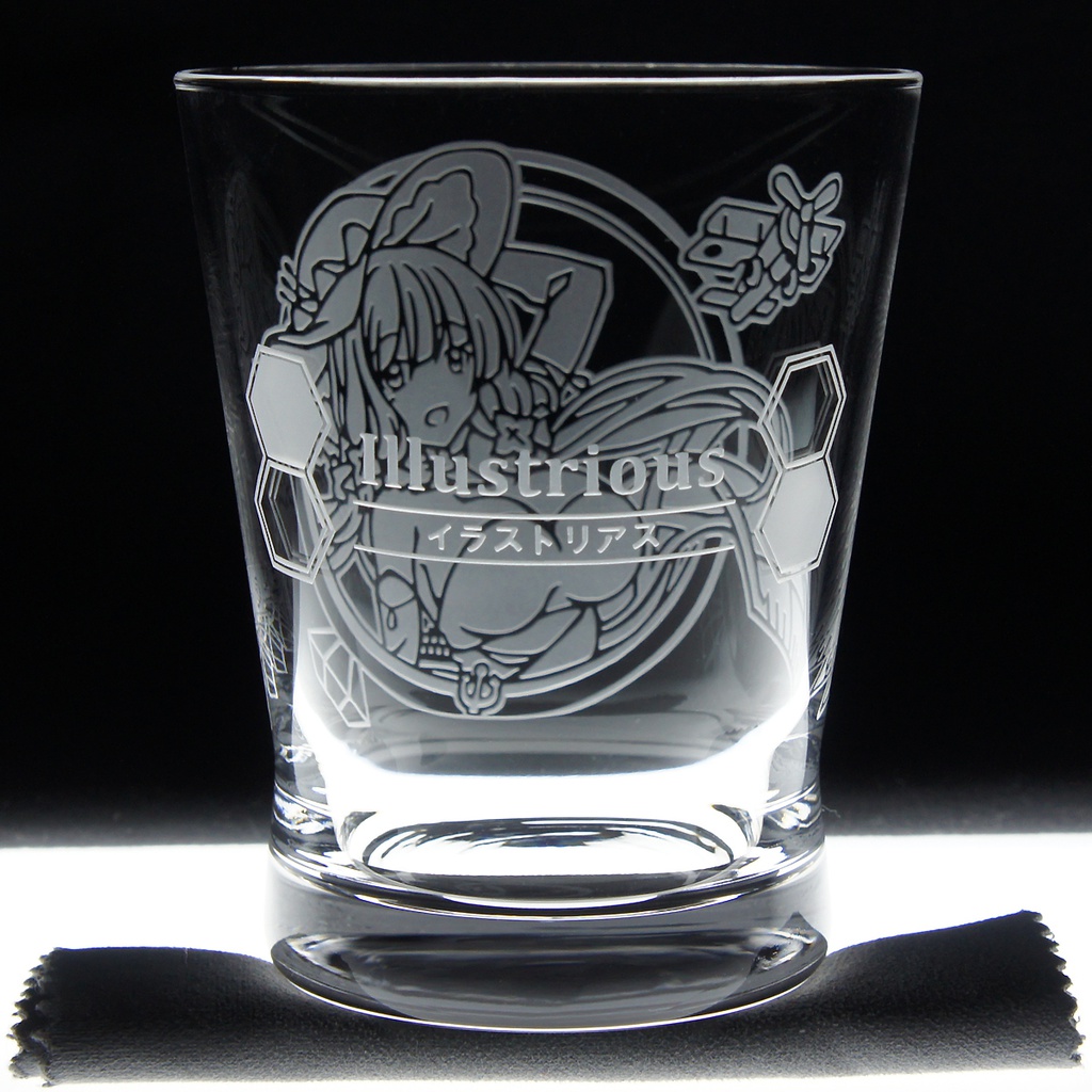 キャラクターグラス イラストリアス【カラー/フリー/ロック】