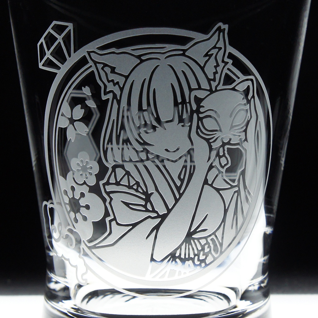 キャラクターグラス 山城【フリー/ロック】