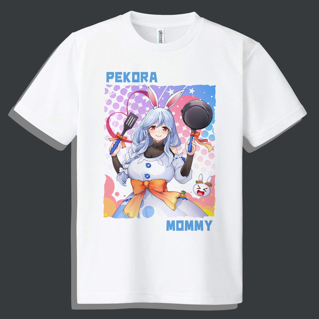 [S～4L] ドライメッシュＴシャツ ぺこらマミー