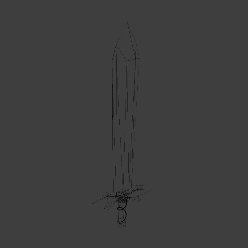 剣 3Dモデル 無料/Sword 3D model free/Blender fbx