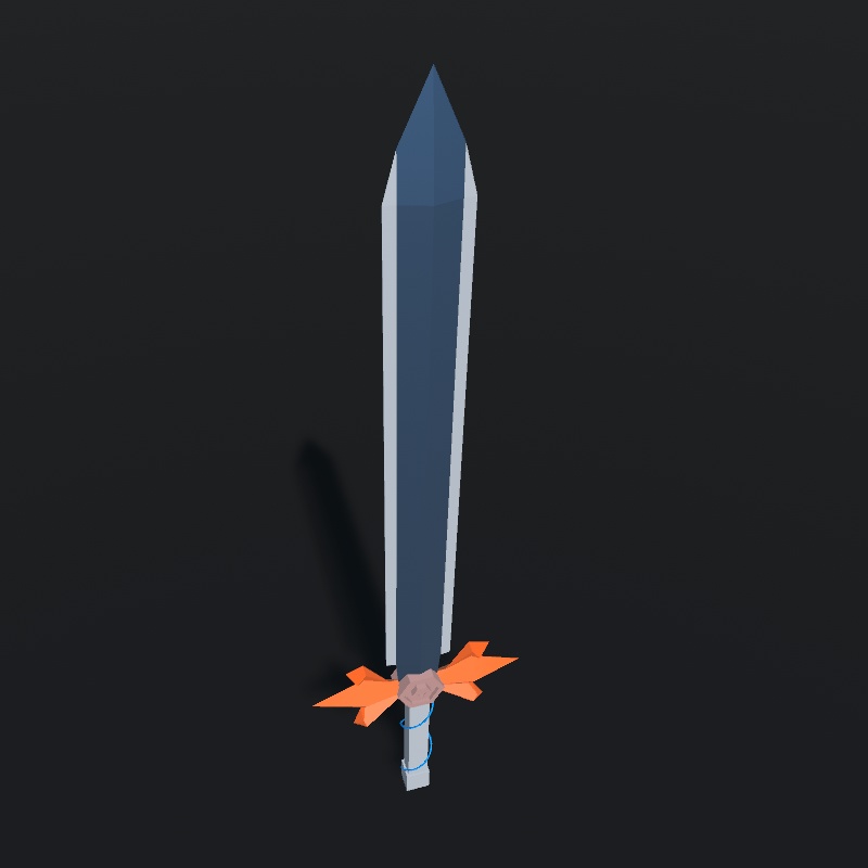 剣 3Dモデル 無料/Sword 3D model free/Blender fbx