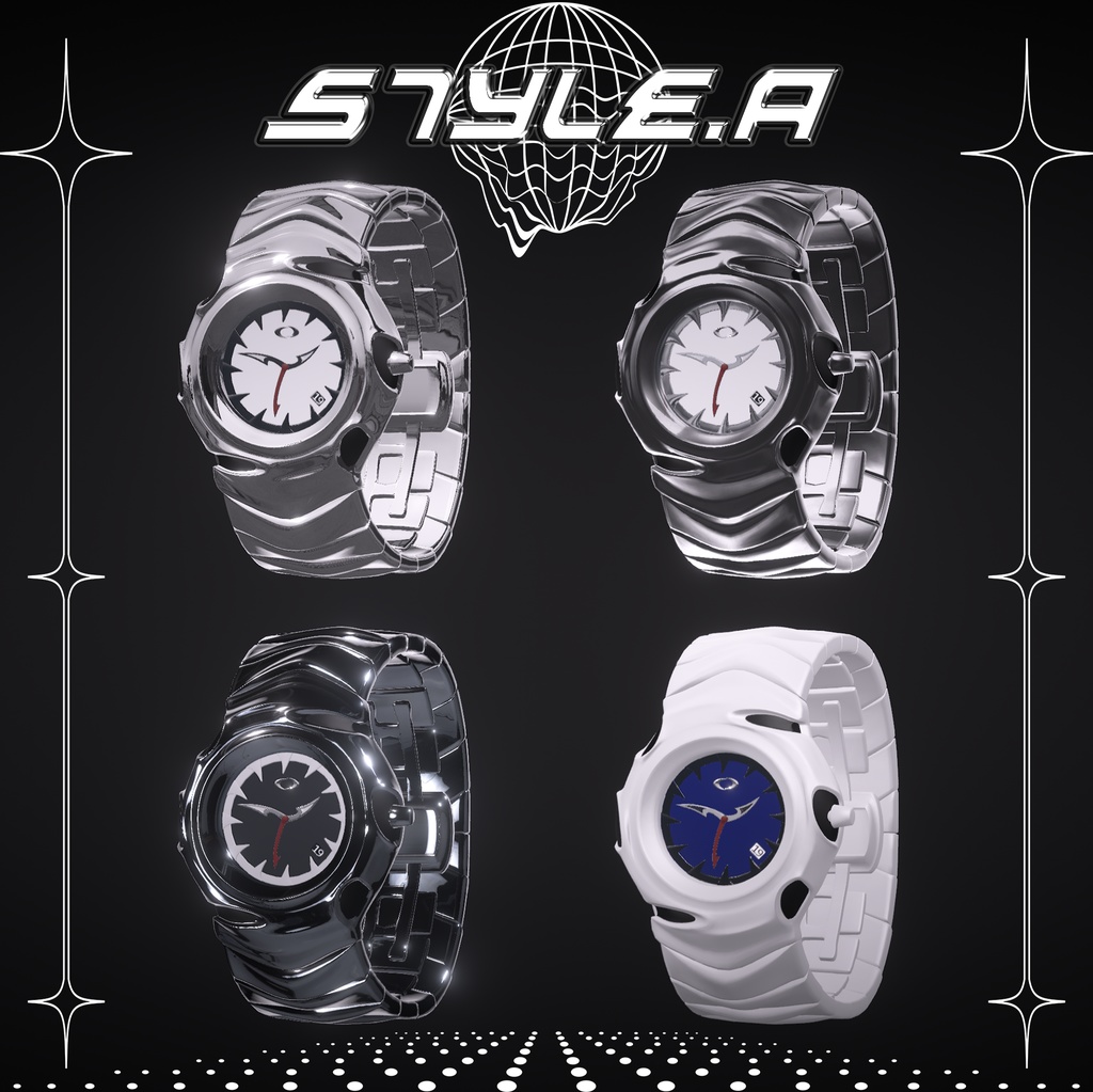 VTG watch package 腕時計3Dモデル