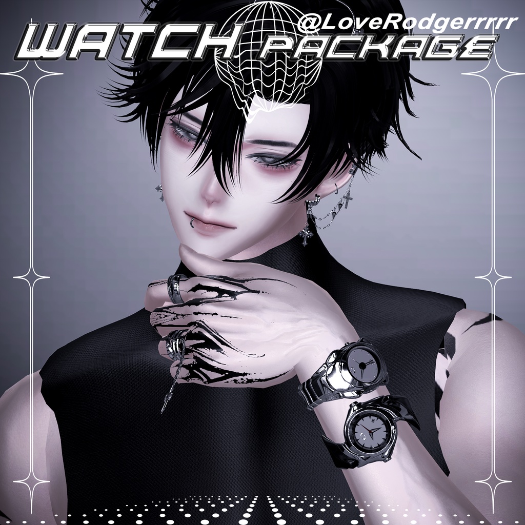 VTG watch package 腕時計3Dモデル