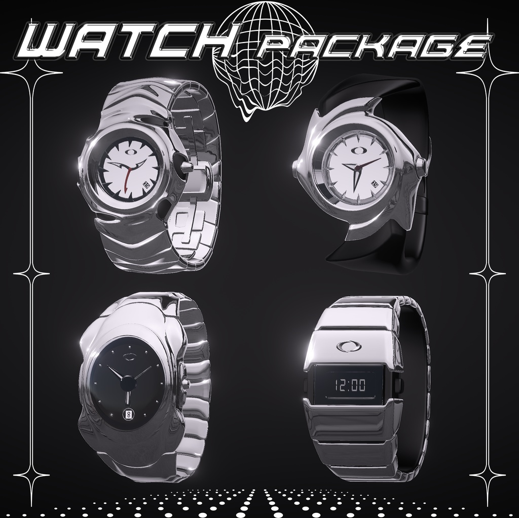 VTG watch package 腕時計3Dモデル
