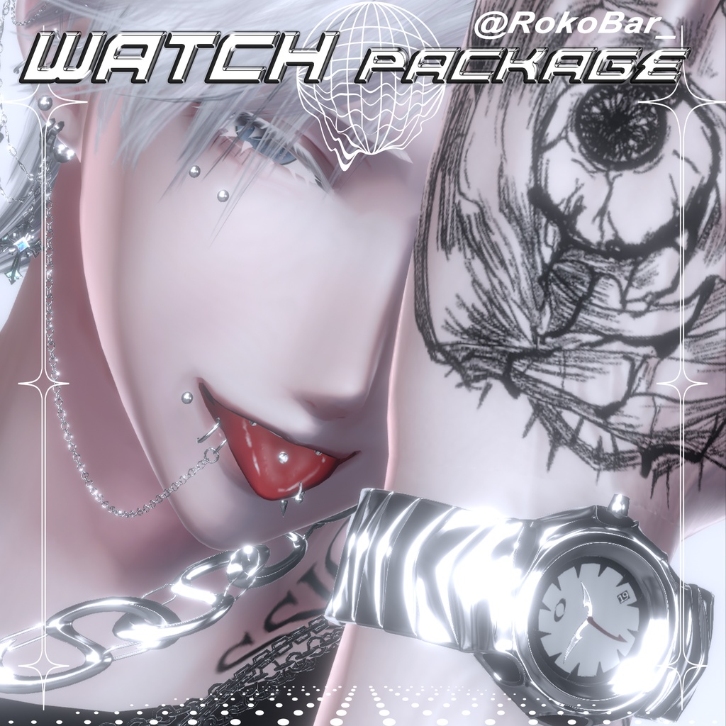 VTG watch package 腕時計3Dモデル