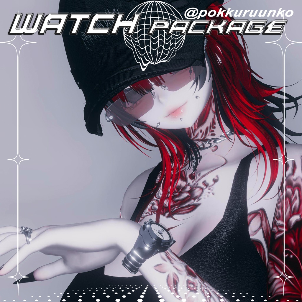 VTG watch package 腕時計3Dモデル