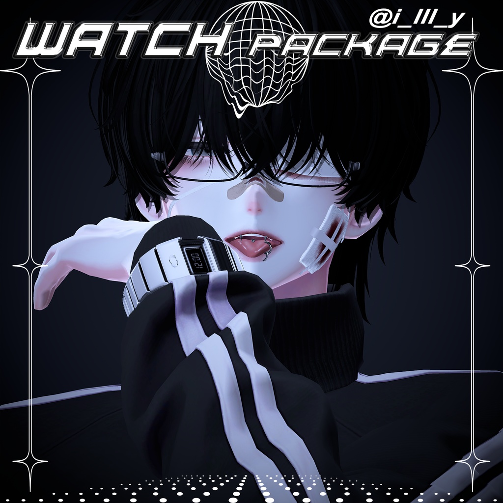 VTG watch package 腕時計3Dモデル