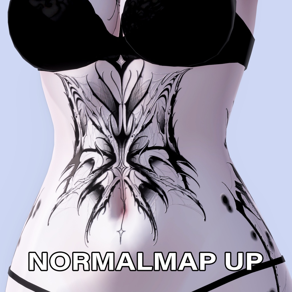 【Viv tattoo1st】 4K Tattoo texture for Shinra