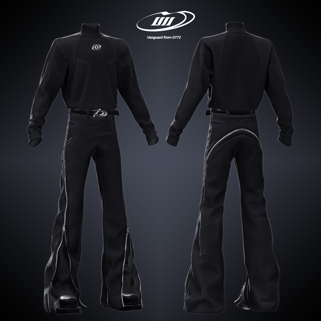 【Cleanfit suit】 水瀬Minase対応 3D衣装セット