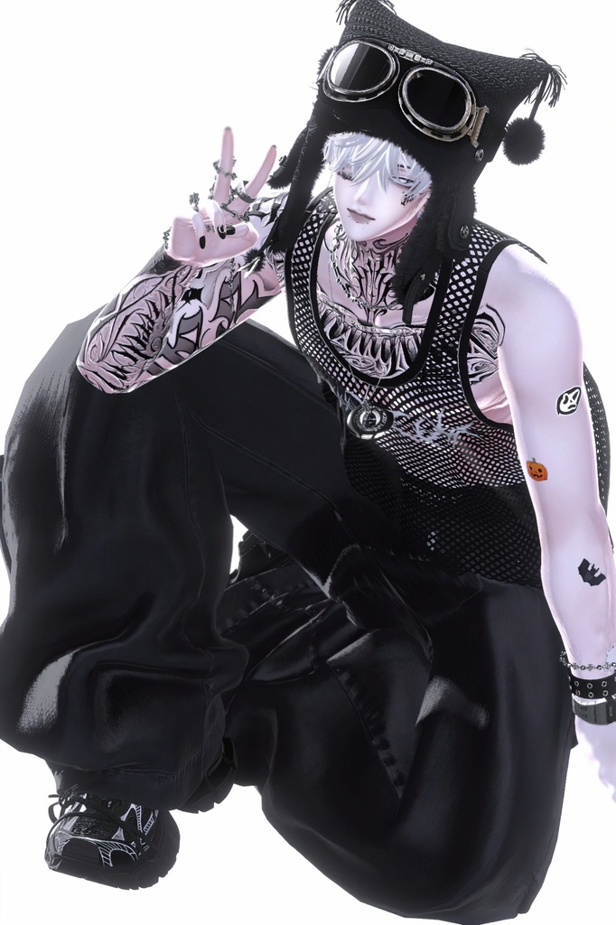 【Viv tattoo S2】 4K Tattoo texture for Minase