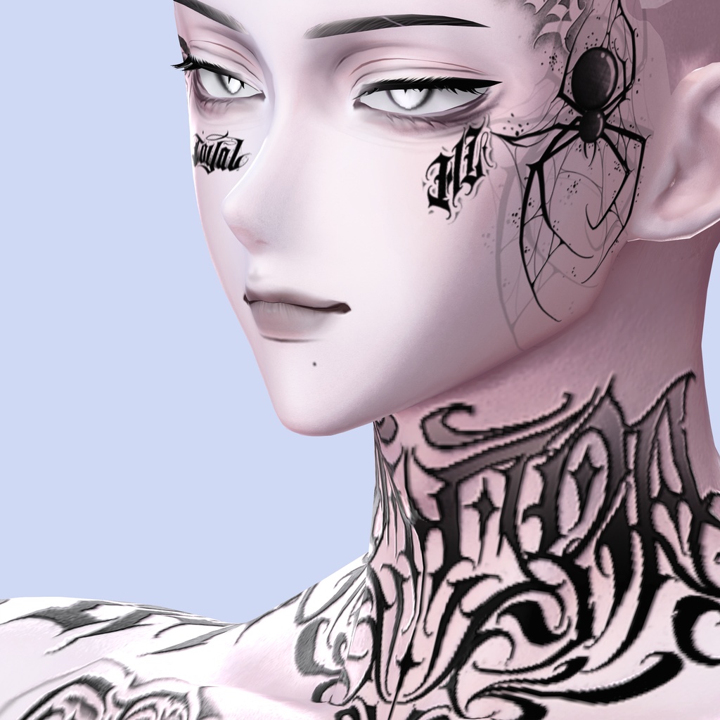 【Viv tattoo S2】 4K Tattoo texture for Minase
