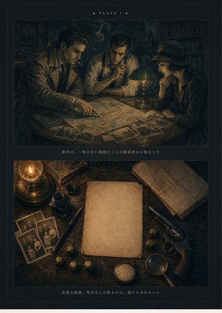 クトゥルフ神話TRPG 第7版 ルールブック はじめてガイド|挿絵つき17ページPDF(非公式)