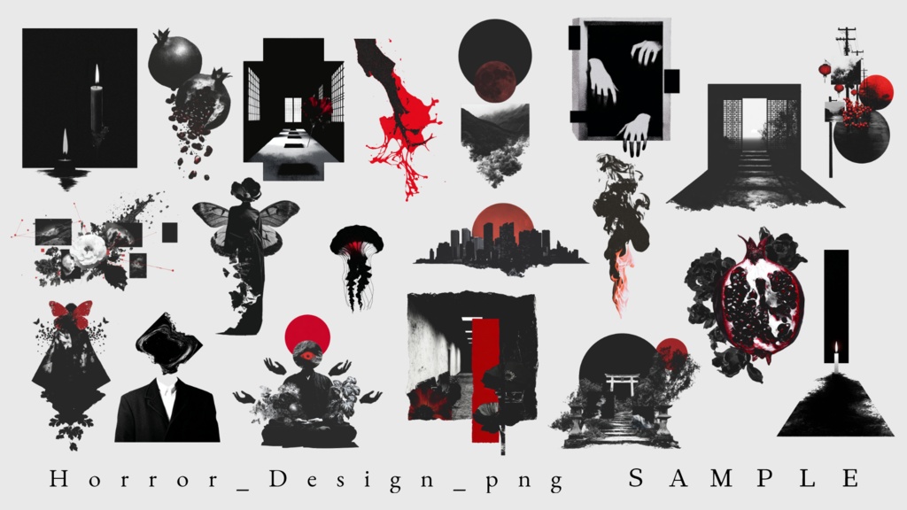 〖無料有〗素材集║禍影図鑑〖GIF・APNG・WEBP/PNG〗