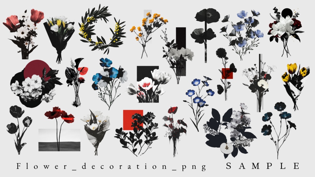 〖無料有〗素材集║薄明花譜〖GIF・APNG・WEBP/PNG〗