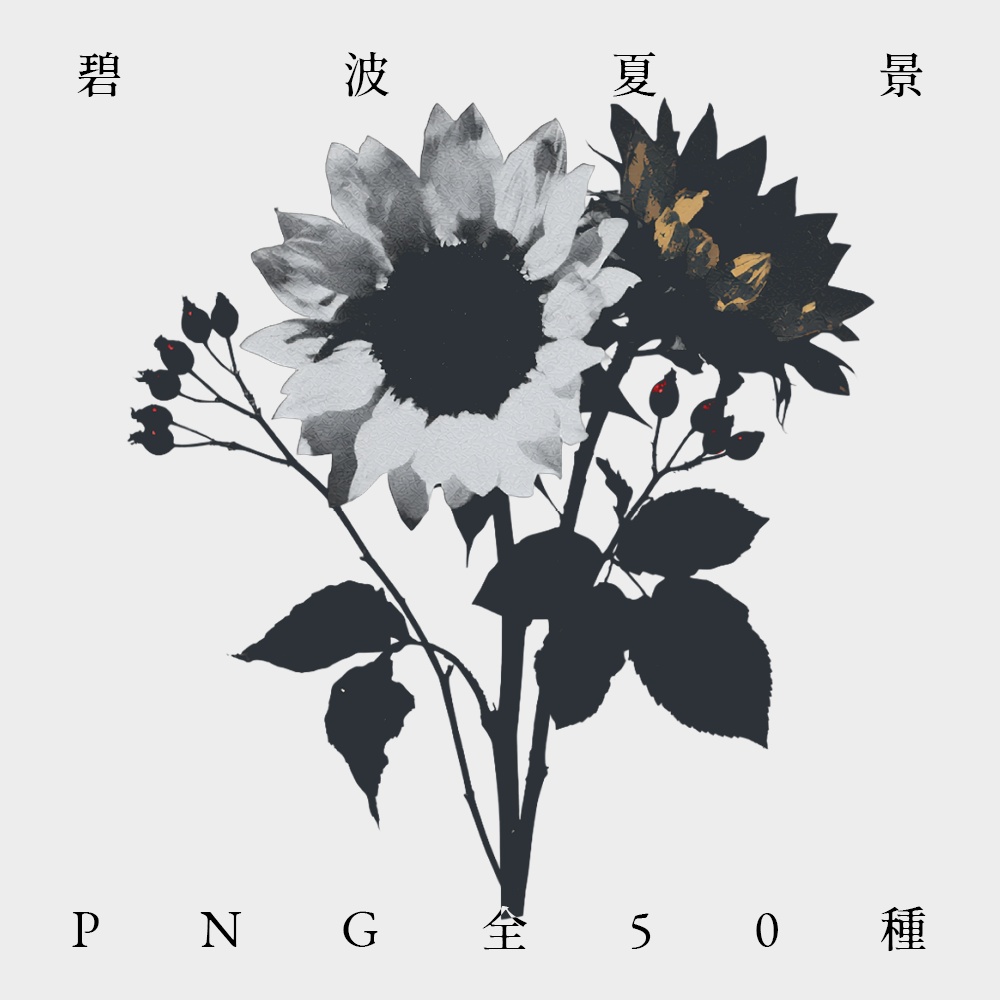 〖無料有／全50種〗素材集║碧波夏景〖PNG素材〗
