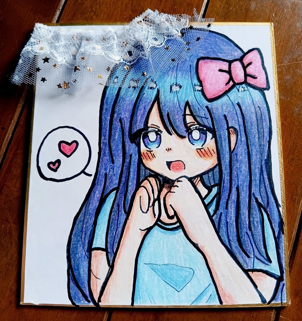 オーブリーちゃん🎀色紙