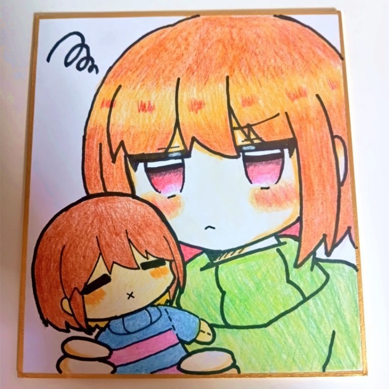 キャラフリ色紙✨
