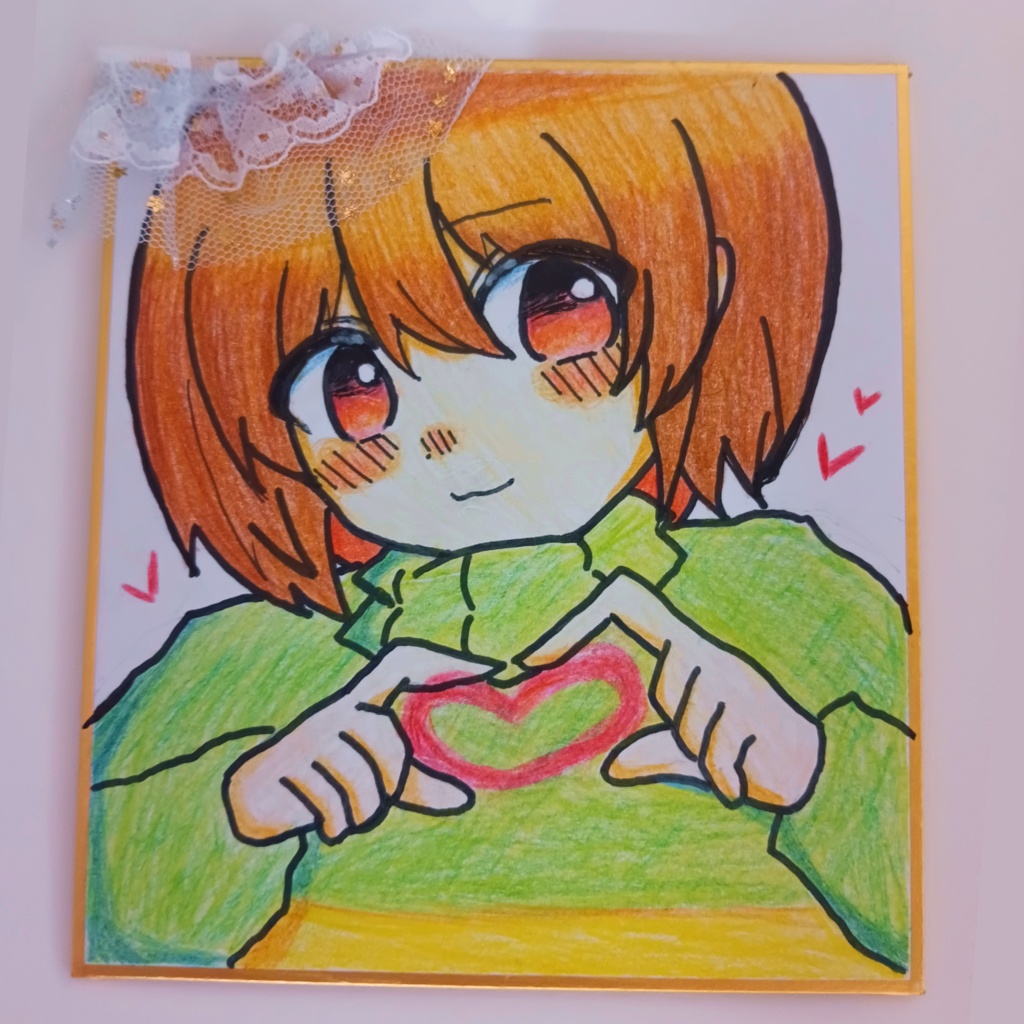 キャラちゃん色紙❤️